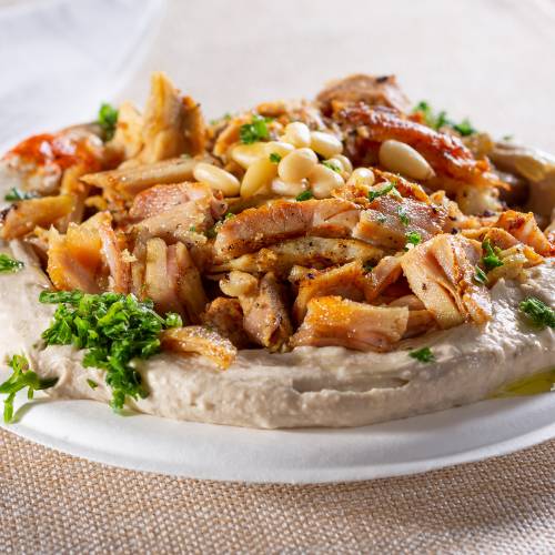 Assiette chawarma bœuf