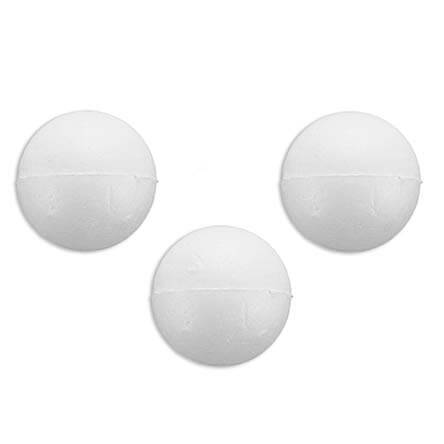 Unicel esfera 50mm - blanco (3pz)
