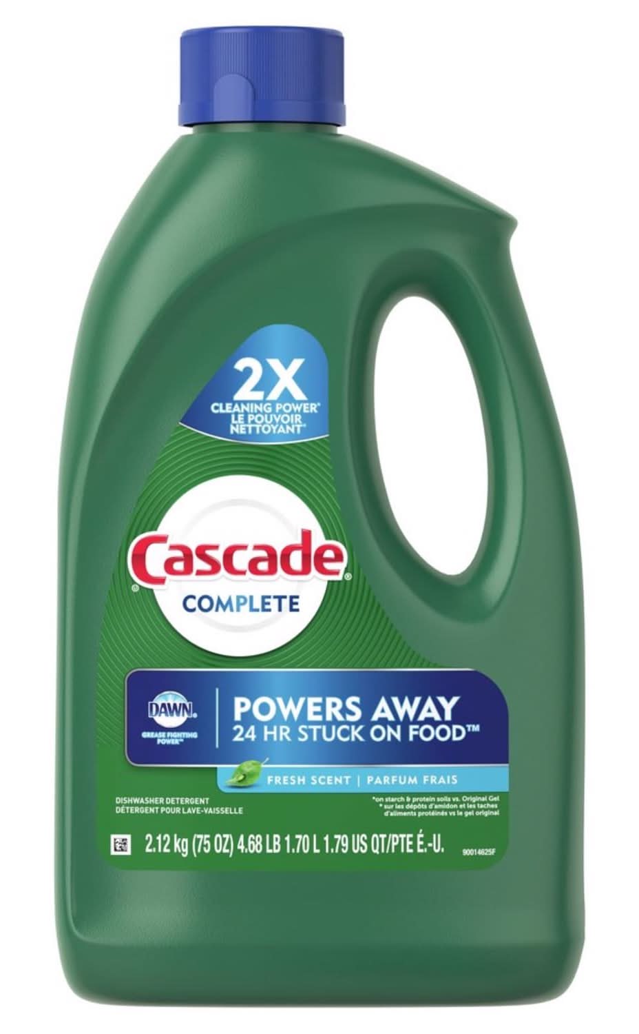 Cascade Fresh Scent Gel Dishwasher Detergent 75 Oz 1 Pk