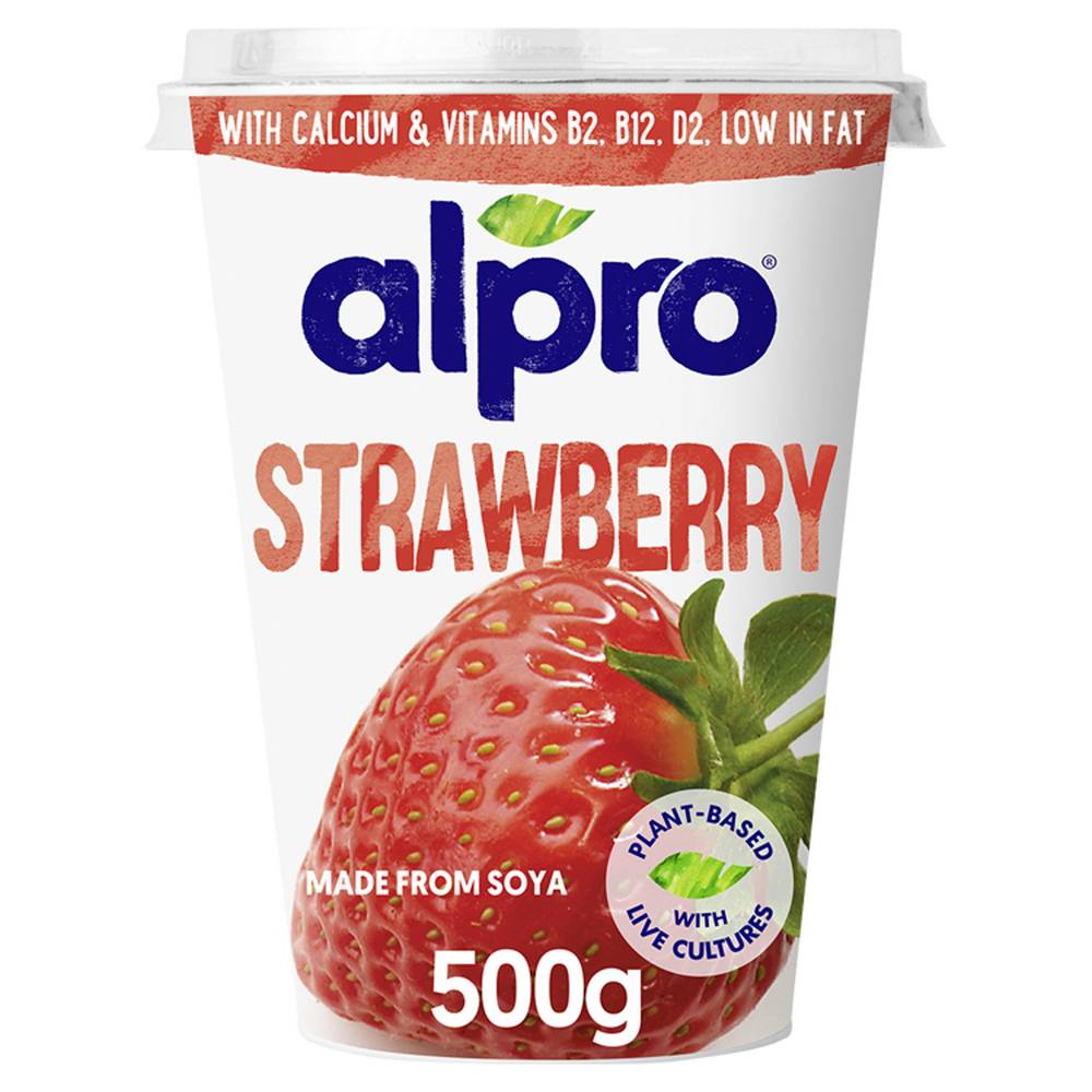 Alpro Strawberry Yoghurt Alternative 500g