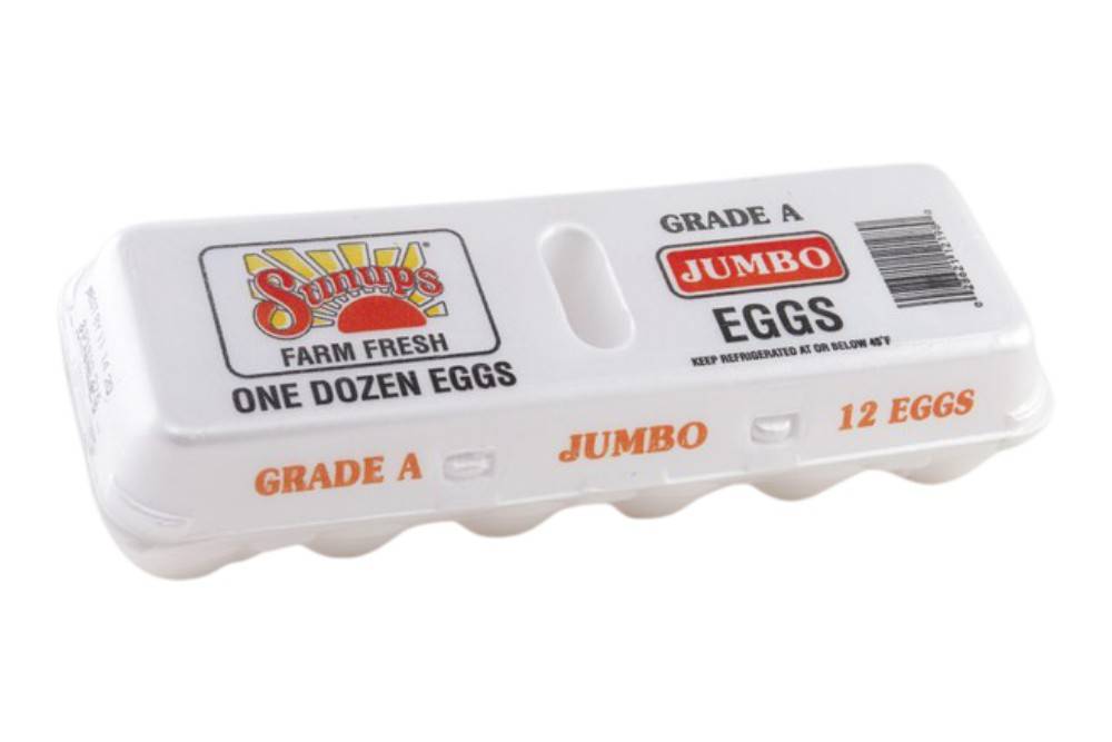 Sunups Farm Fresh Jumbo Grade a Eggs (12 eggs)