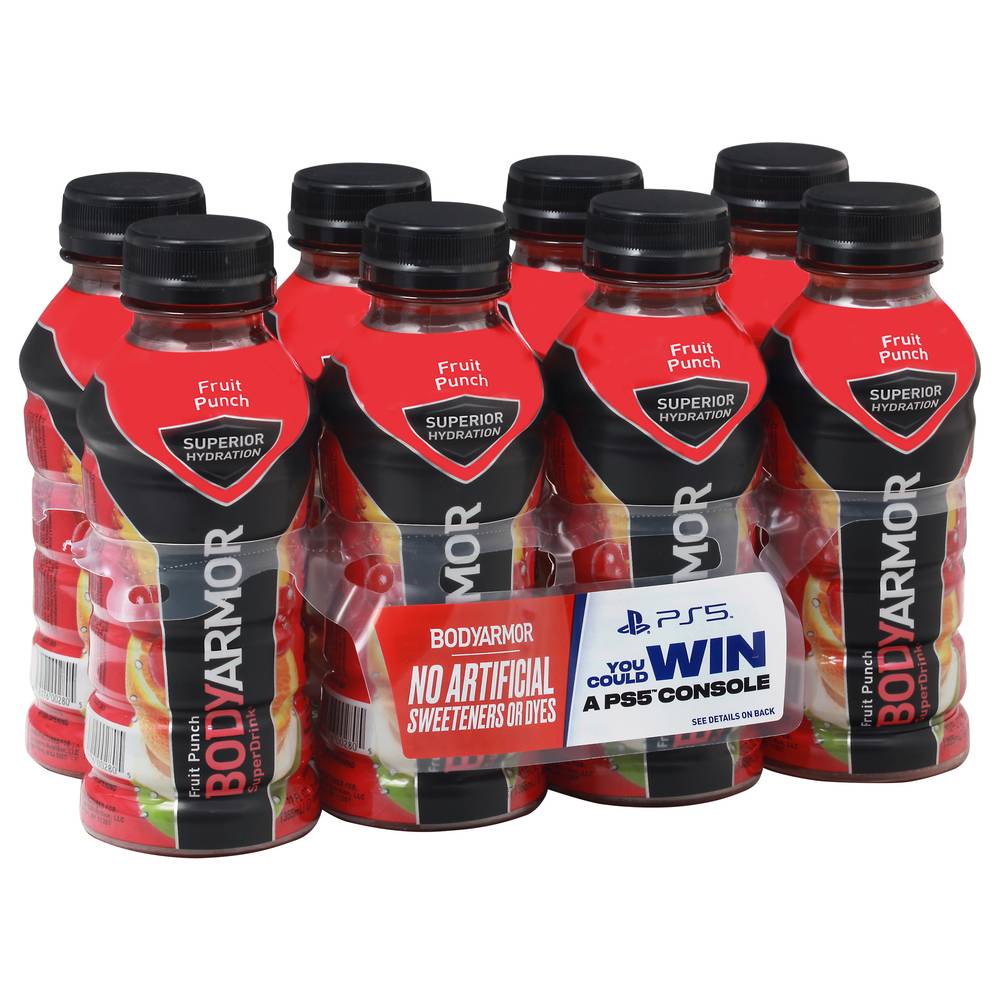 BODYARMOR Fruit Punch Superdrink (8 x 12 fl oz)