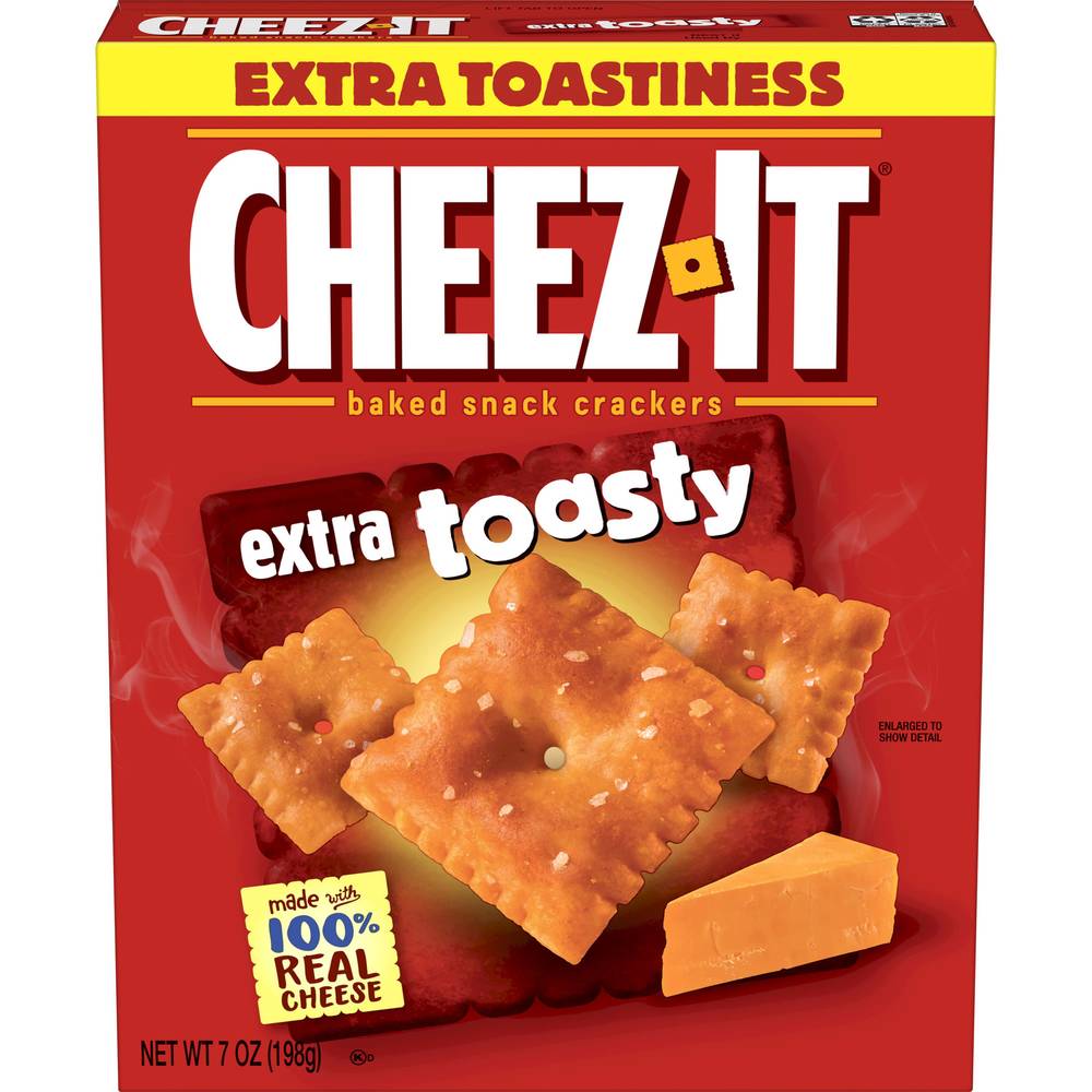 Cheez-It Extra Toasty Baked Snack Crackers