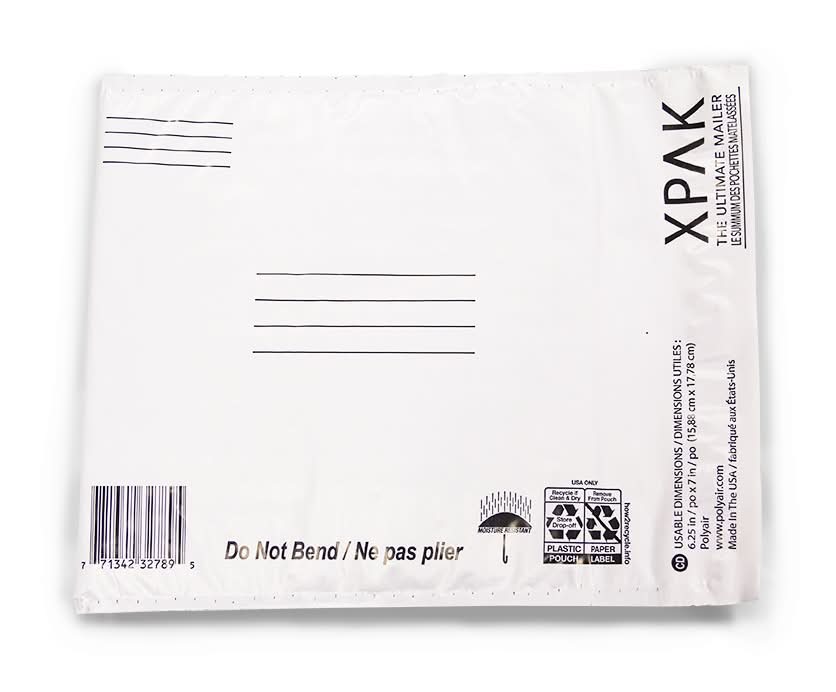Mailer Media Poly White 6.25 x 7