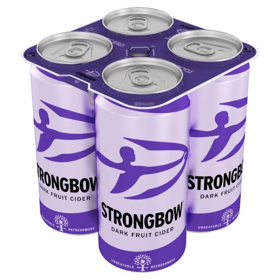 Strongbow Dark Fruit Cider (4 ct, 440 ml)