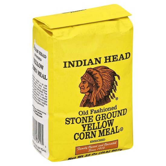 Indian Head Old Fashioned Stone Ground Yellow Corn Meal (2 lbs)