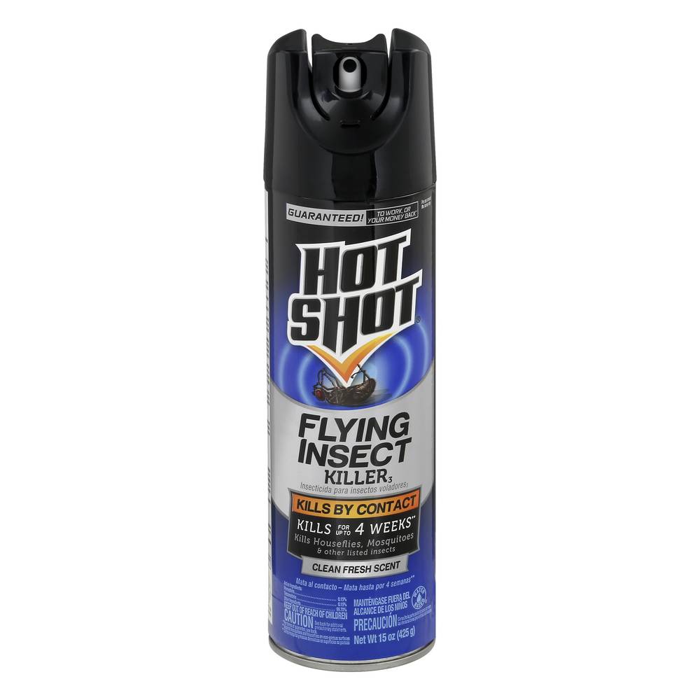 Hot Shot Flying Insect Killer Clean Fresh Scent (15 oz)