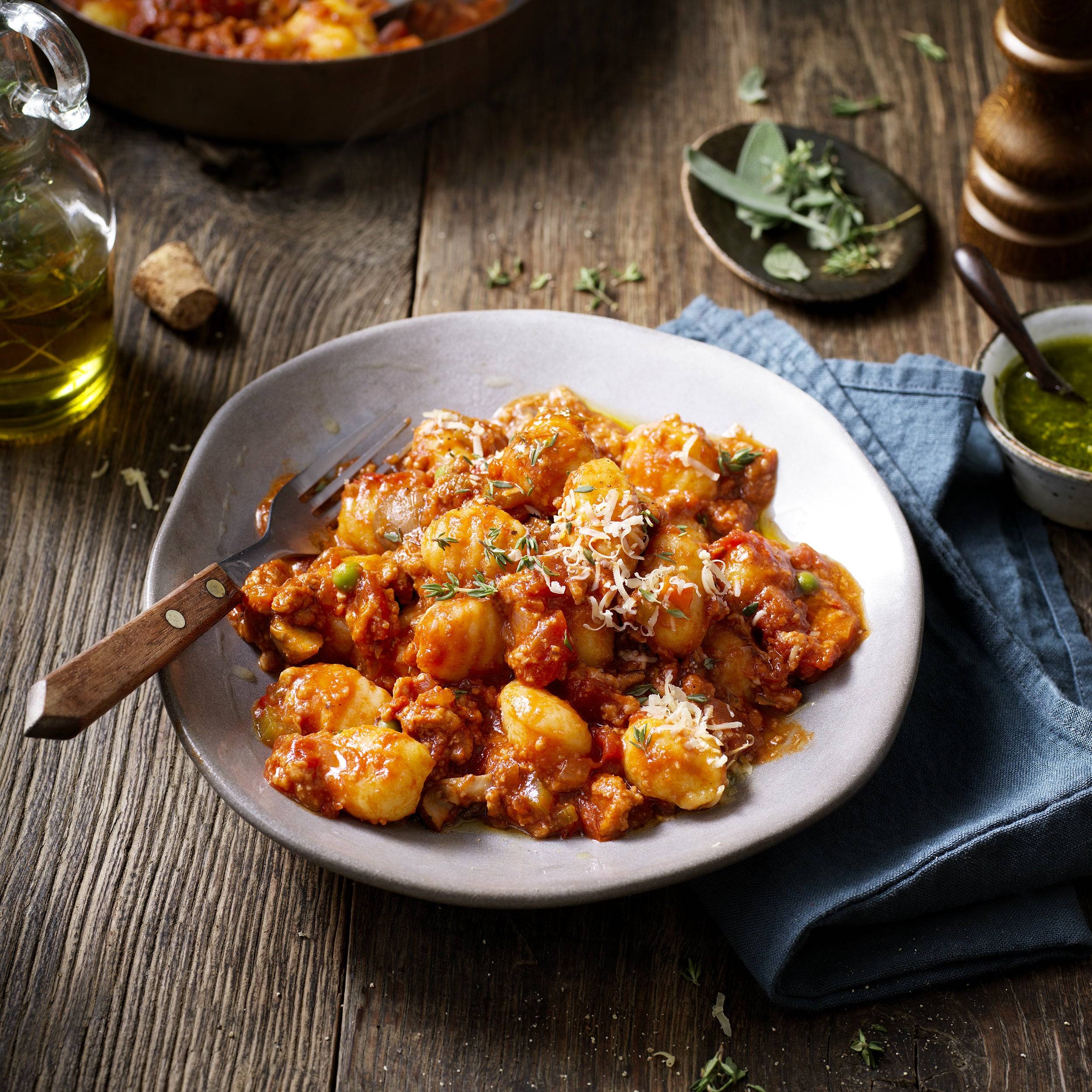 Gnocchi sauce bolognaise