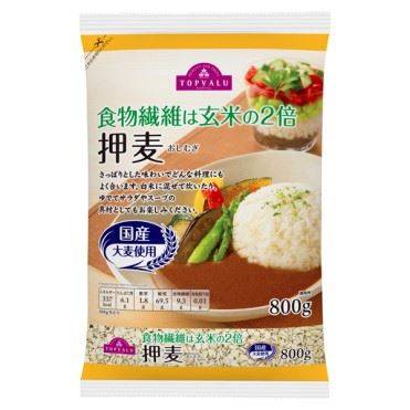 トップバリュ 押麦 800g