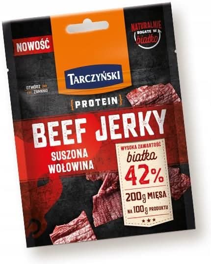 Suszona wołowina Tarczyński Beef Jerky Protein 25 g