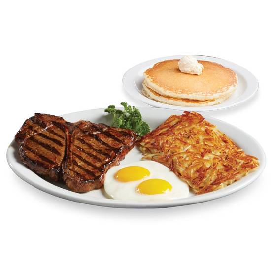 1 LB. PORTERHOUSE STEAK & EGGS