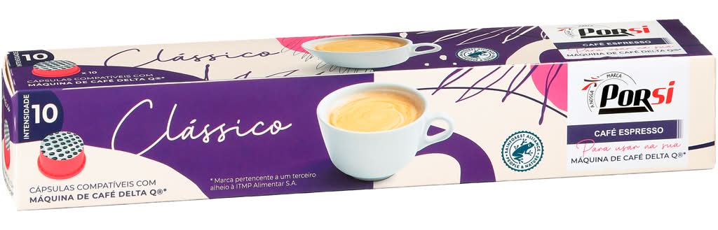 PorSi - CafÃ© ClÃ¡ssico, 10 cÃ¡psulas