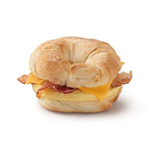 Croissant with Bacon Egg and Cheese
