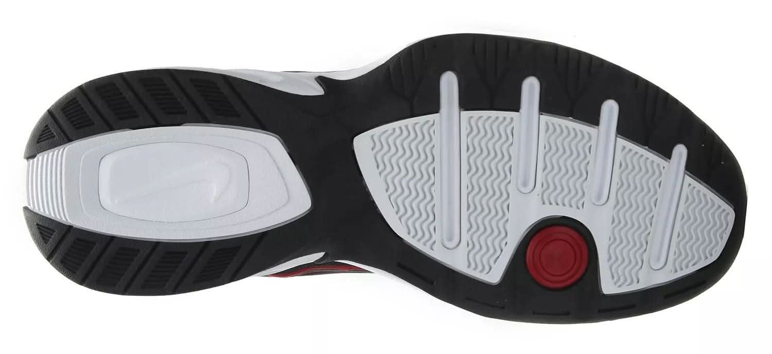 Nike Air Monarch Iv Training Shoe - Men's (White/Red/Black Extra