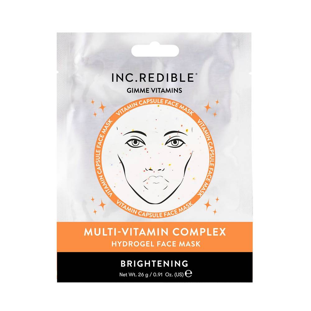 Inc.redible Multi Vitamin Complex Hydrogel Face Mask