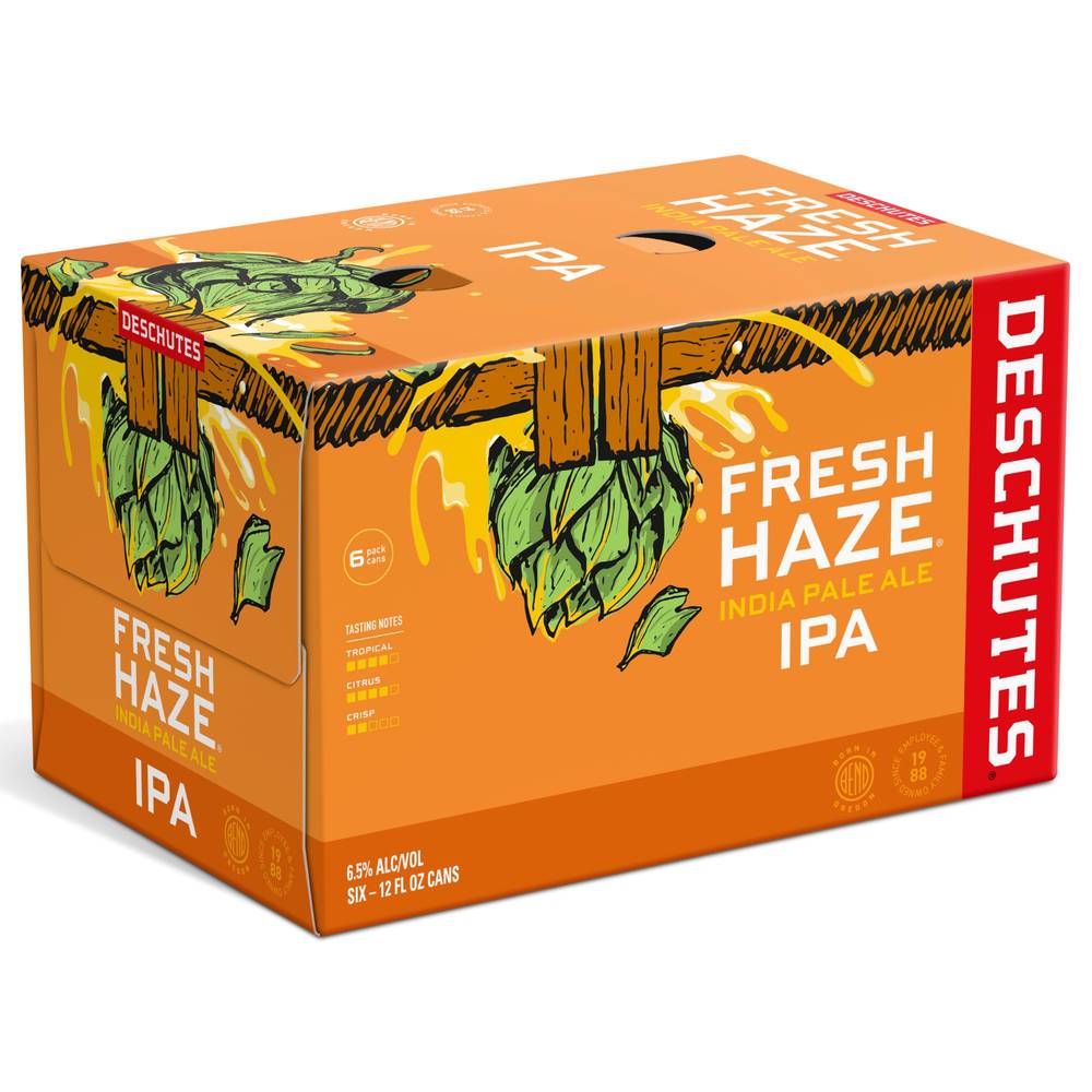 Deschutes Brewery Domestic Fresh Haze Ipa Beer (6 ct, 12 fl oz)