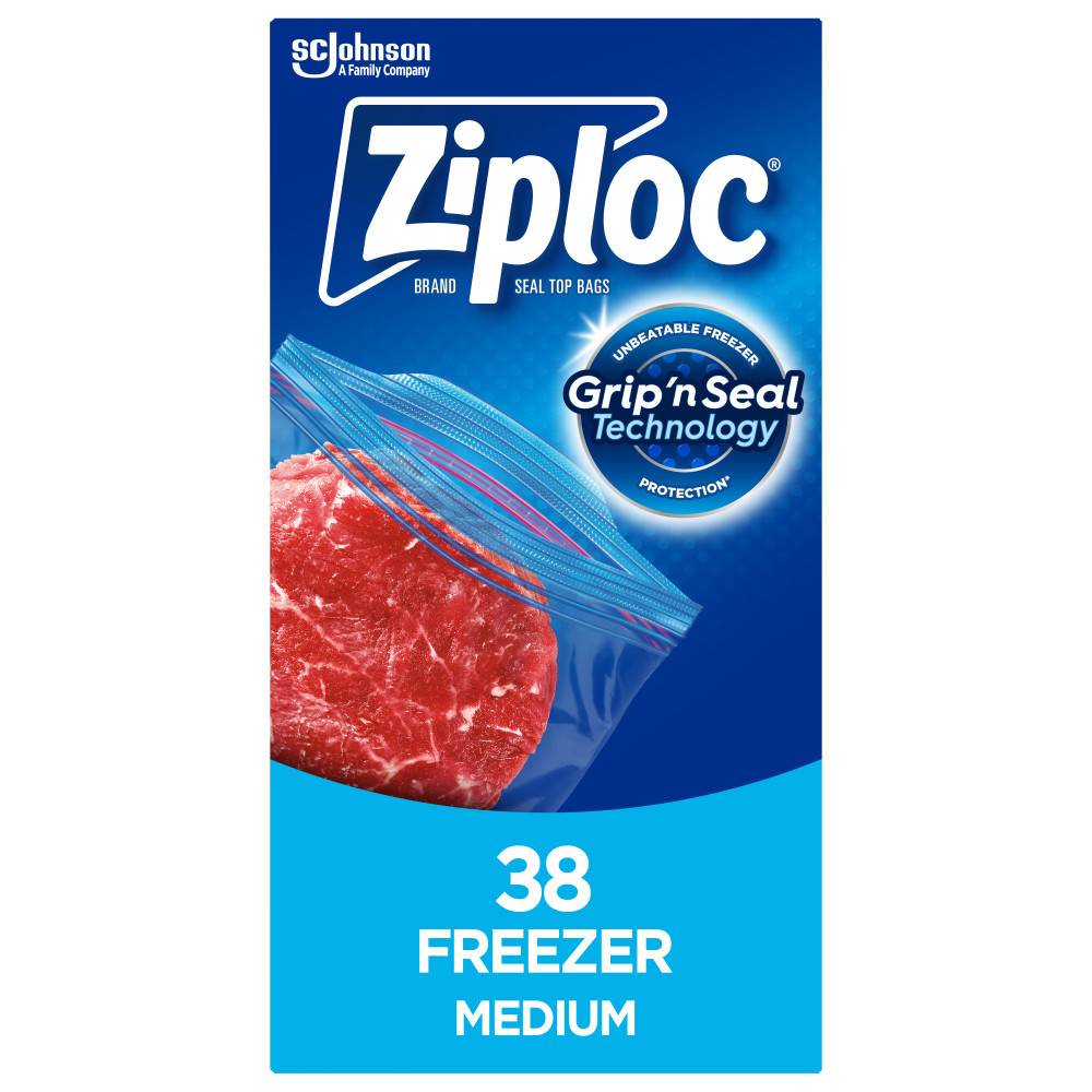 Ziploc Grip'n Seal Freezer Medium (38 units)