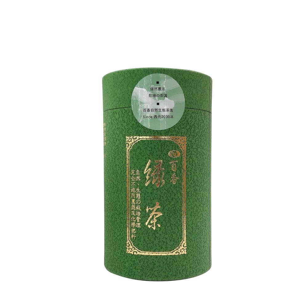 百香自然生態茶園-綠茶(150g/罐)