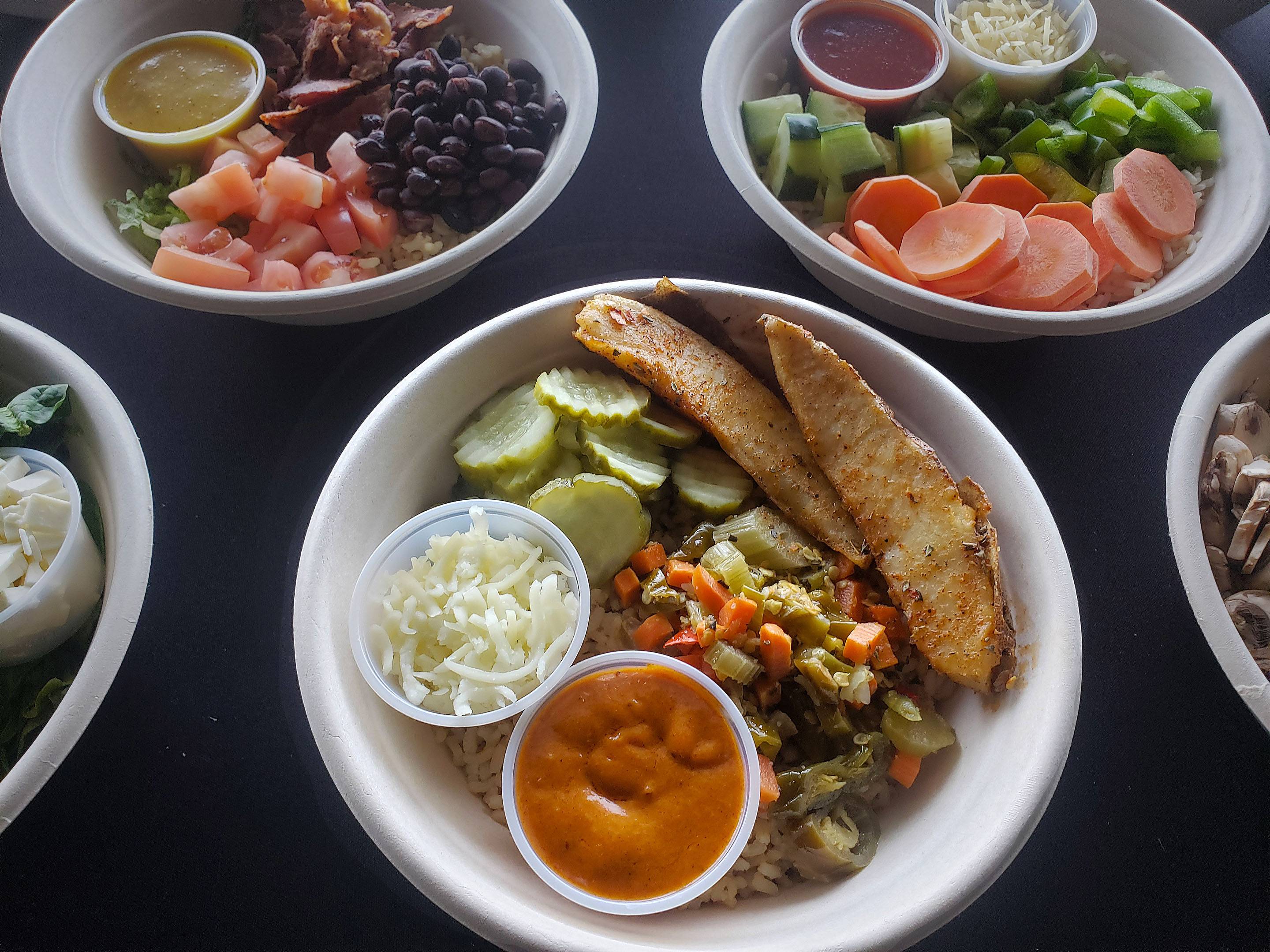 Order Chicago Bowls Warm Rice & Lettuce Bowls Menu Delivery in