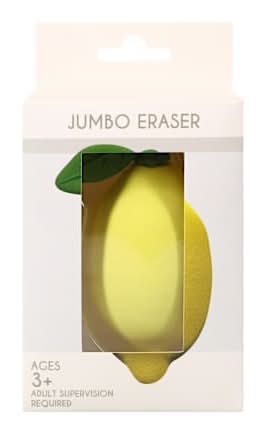 Jumbo Eraser Lemon