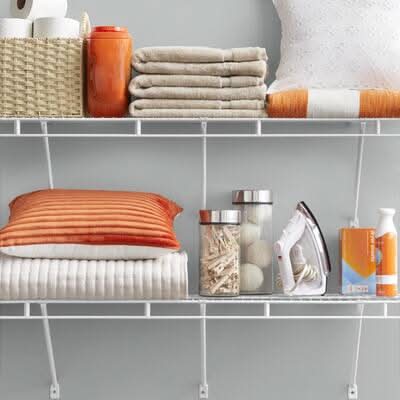 Everbilt Fixed Rod Wire Shelf - Thumbnail 4