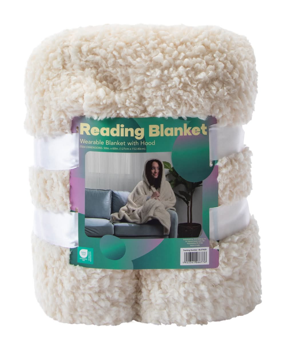 Reading Blanket 50inx60in Cream