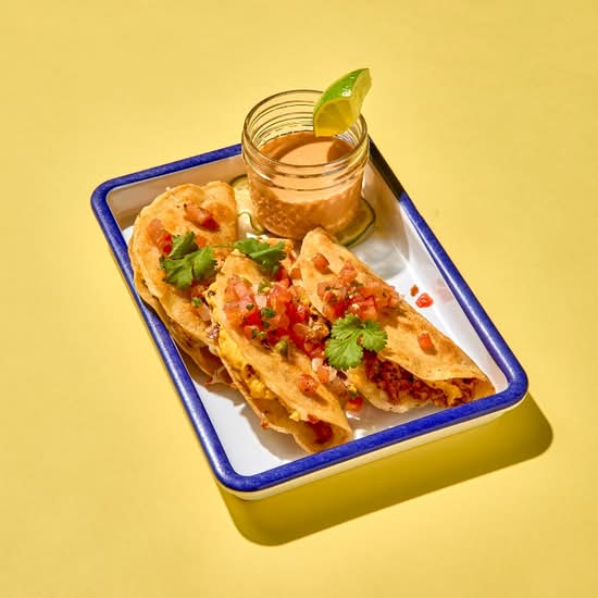 Chorizo Breakfast Street Tacos