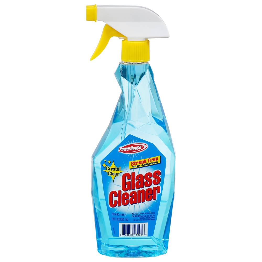 Powerhouse Crystal Clear Streak Free Glass Cleaner