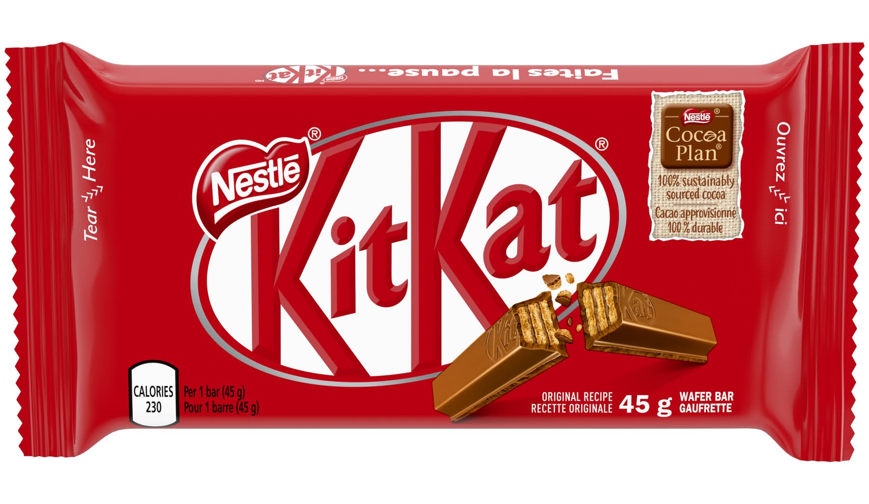 KitKat Milk Chocolate Wafer Bar (45 g)