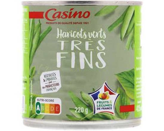Haricots Verts Très Fins 220g Casino