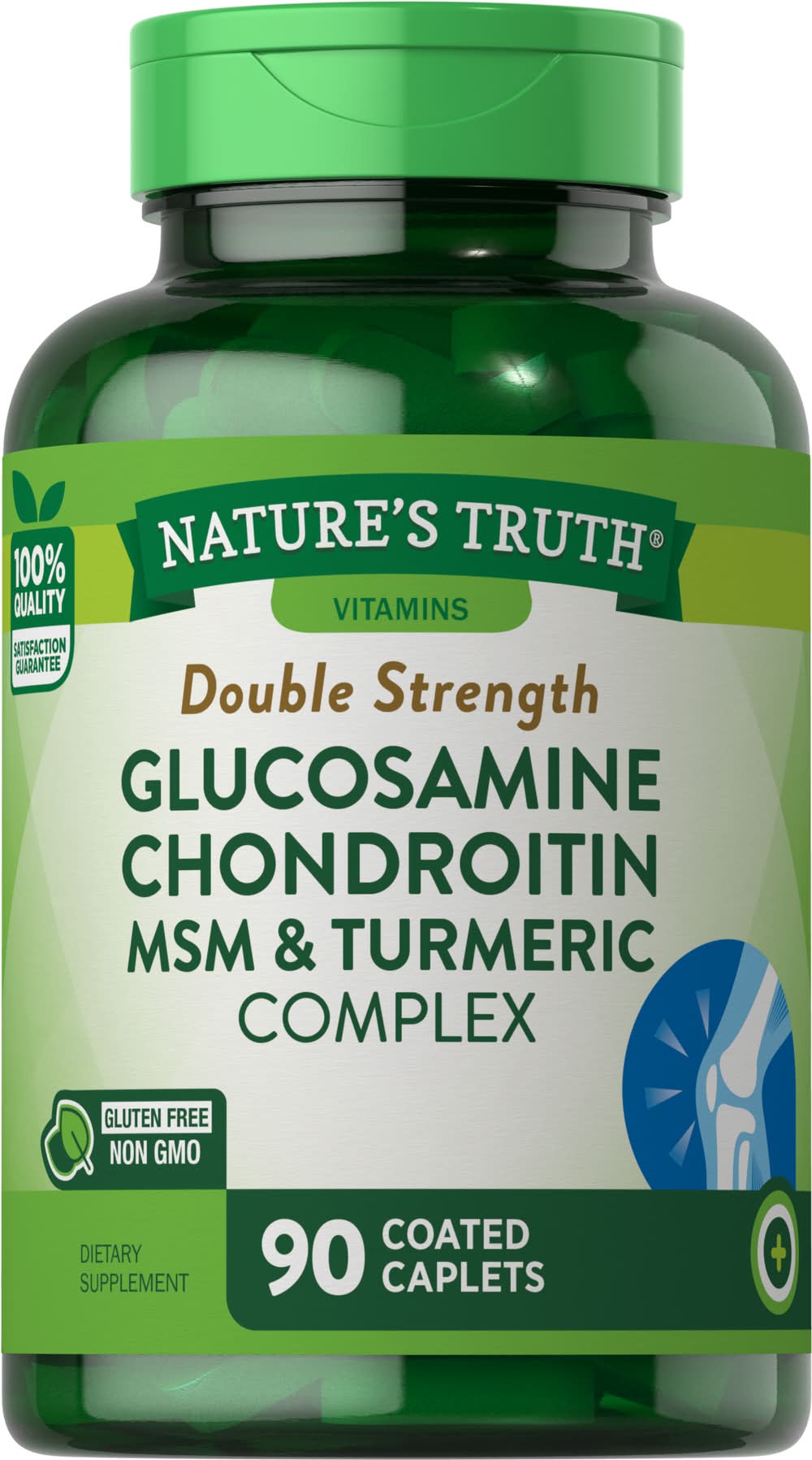 Nature's Truth Glucosamine Chondroitin Msm & Turmeric Complex Caplets (90 ct)