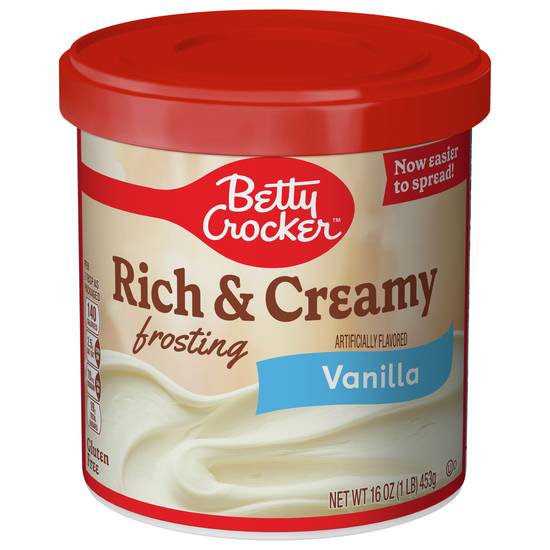 Betty Crocker Gluten Free Rich & Creamy Vanilla Frosting