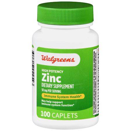 Walgreens High Potency Zinc Caplets