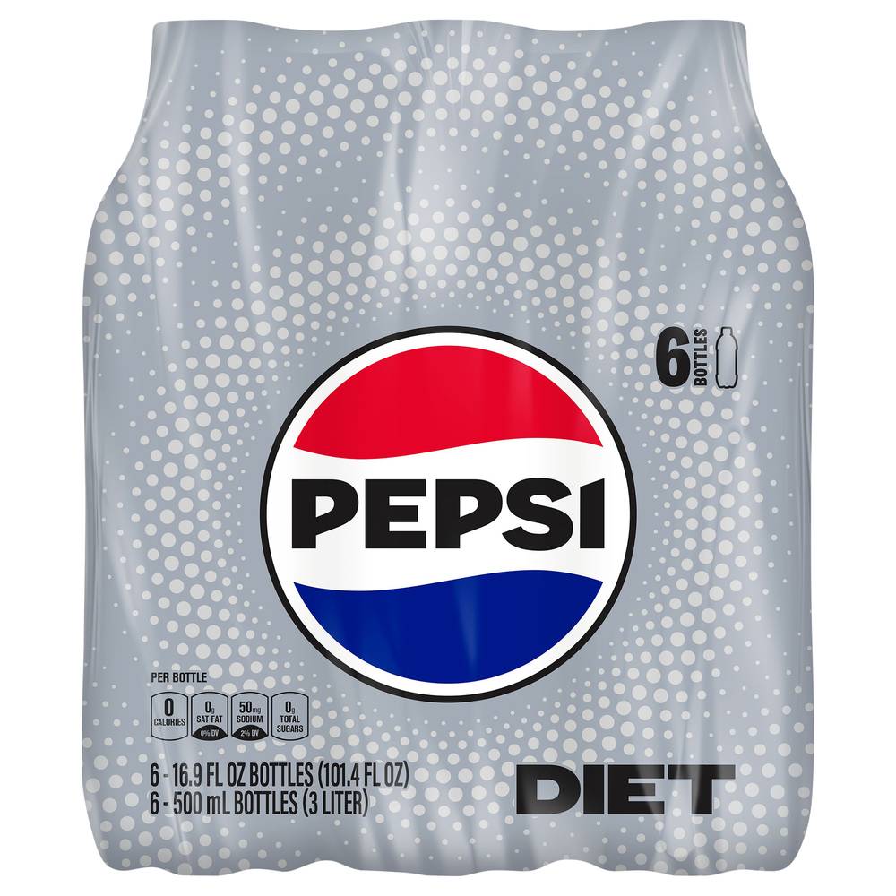 Pepsi Classic Diet Soda (6 ct, 16.9 fl oz)