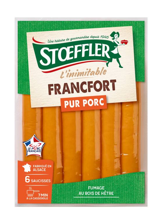 Stoeffler - Saucisse de francfort (6 pièces)