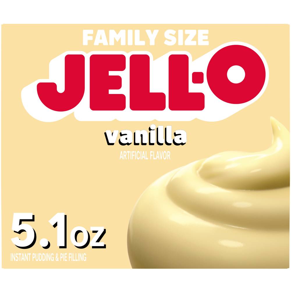 Jell-O Vanilla Flavor Instant Pudding & Pie Filling (5.1 oz)