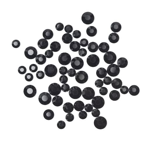 Bead Landing Round Flatback Austrian Crystals Mix, SS 12-16- 20, Asstored