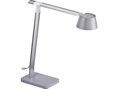 Black & Decker Verve Designer LED Desk Lamp, 17.91, Ultimate Gray Brushed Aluminum (LED2100-QISM-S)