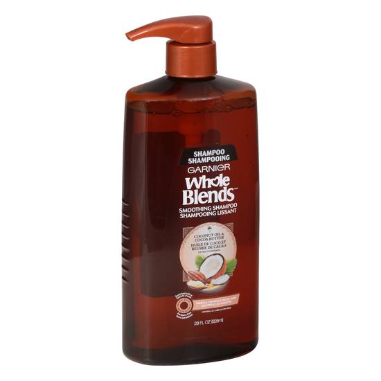 Garnier Whole Blends Smoothing Coconut Oil & Cocoa Butter Extracts Shampoo