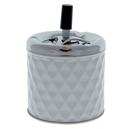 # Iron Lid Spinning Metal Ashtray (17.5 cm)