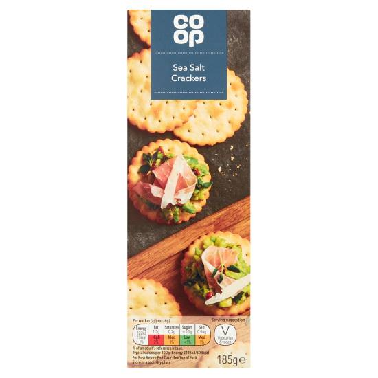 Co-Op Sea Salt Crackers 185g