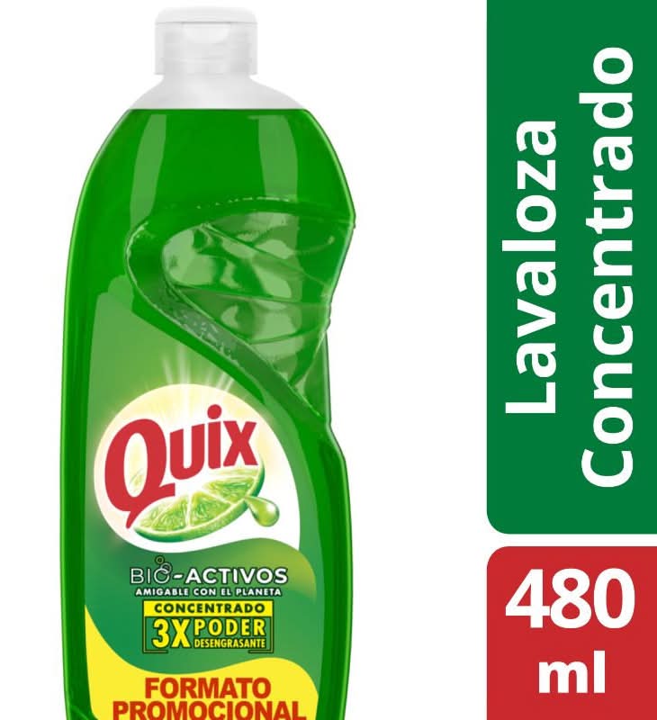 Quix · Lavaloza vajilla limón (480 ml)