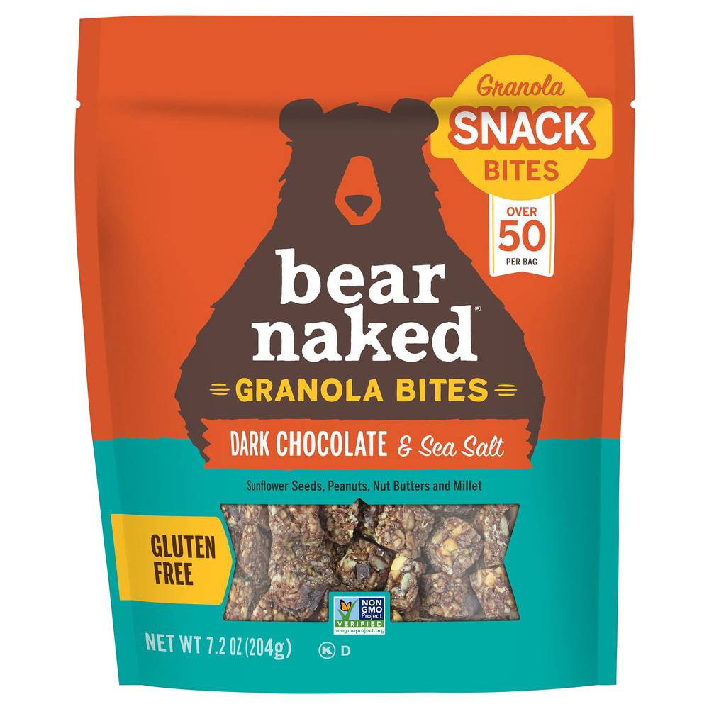 Bear Naked Dark Chocolate & Sea Salt Granola Snack Bites (7.2 oz)