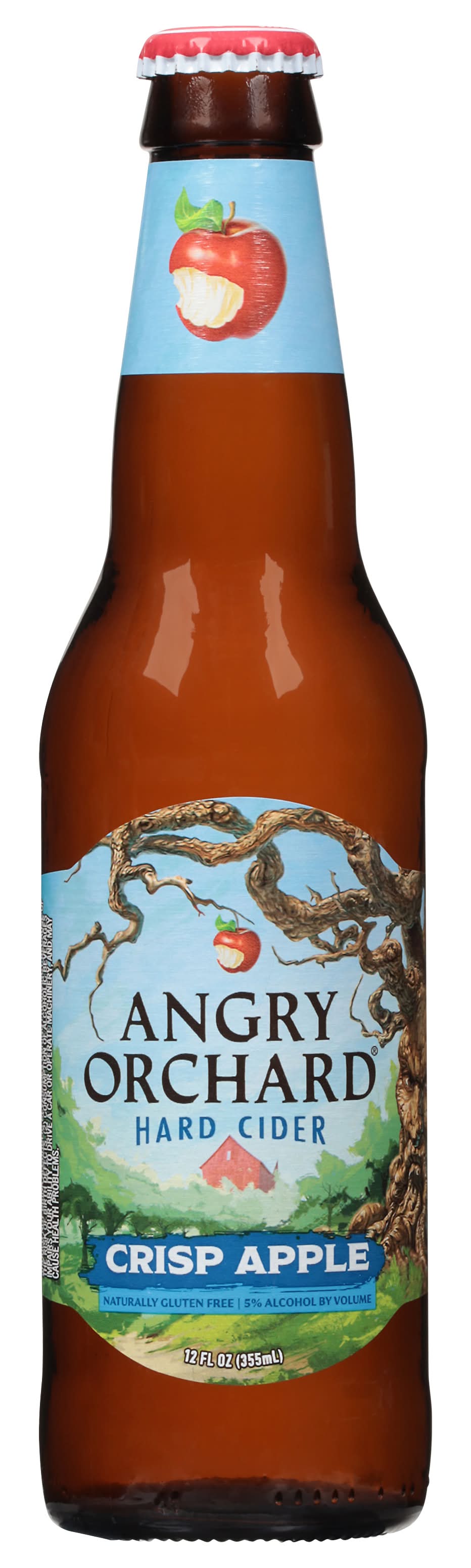 Angry Orchard Crisp Apple Hard Cider (12 fl oz)