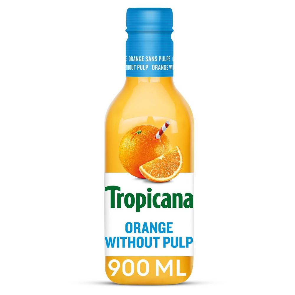 Tropicana Jus de Fruit Frais Orange Sans Pulpe 90 cl