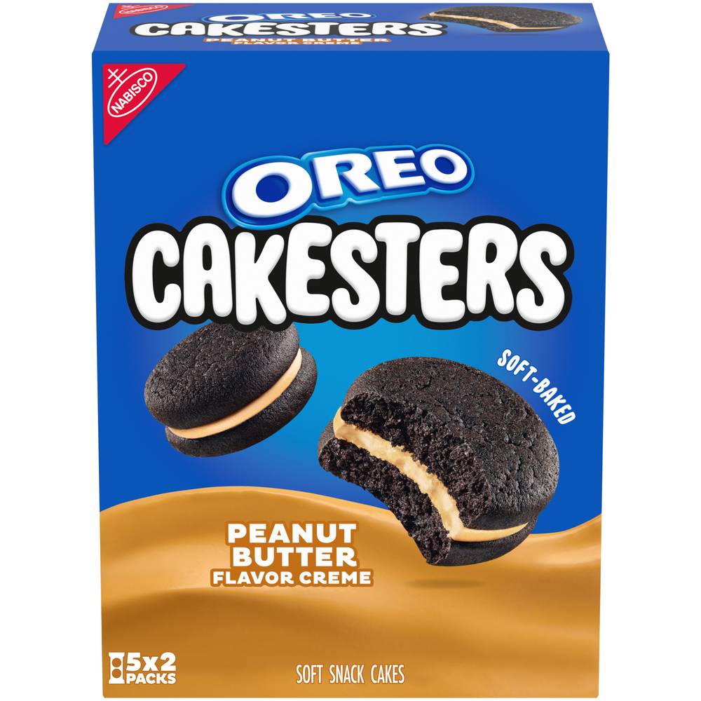 Oreo Cakesters Creme Soft Snack Cakes, Peanut Butter (10.1 oz, 5 ct)