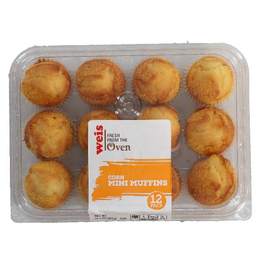 Weis Fresh from the Oven Mini Muffins Corn 12 Pack