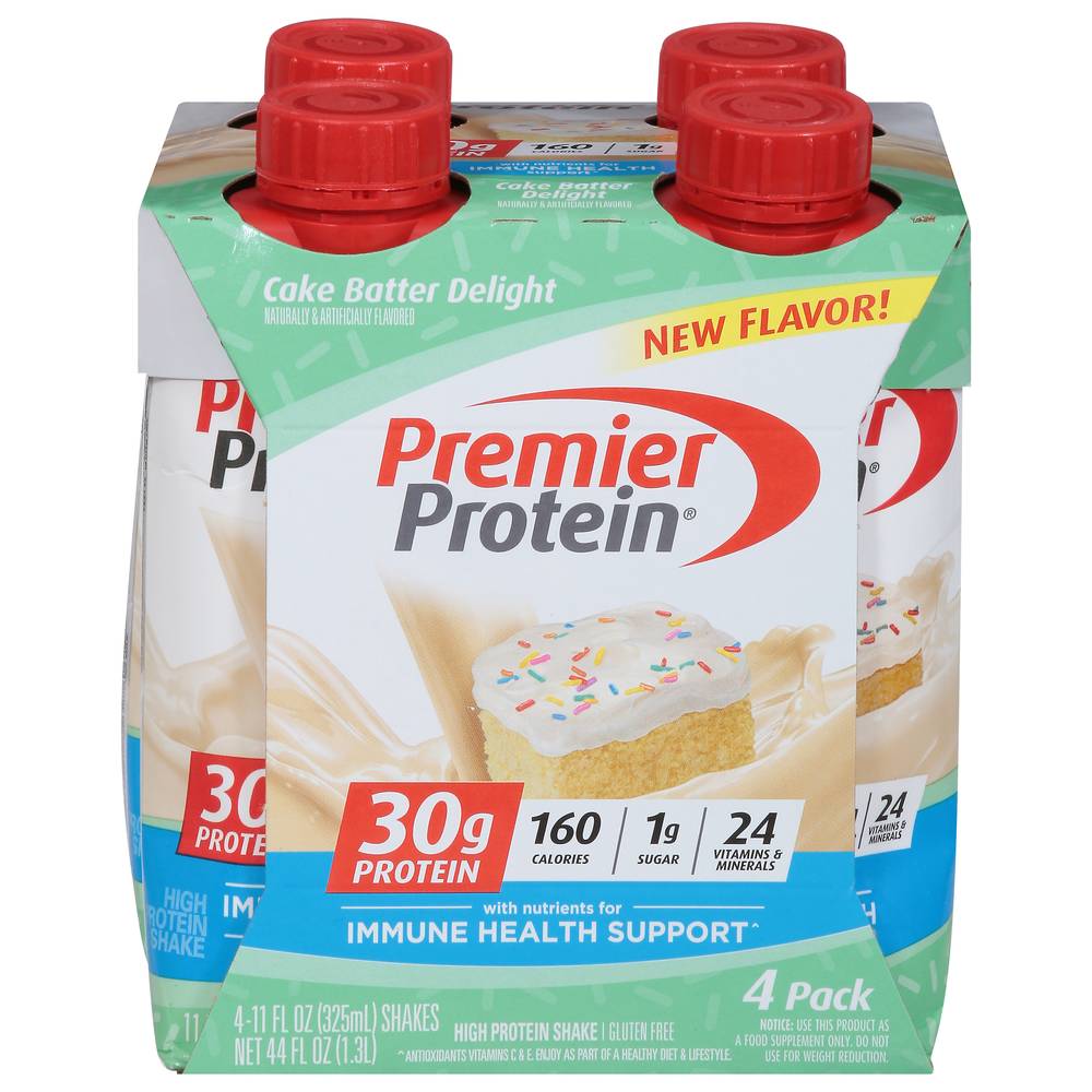 Premier Nutrition Protein Shake Cake Batter Delight (4 ct)