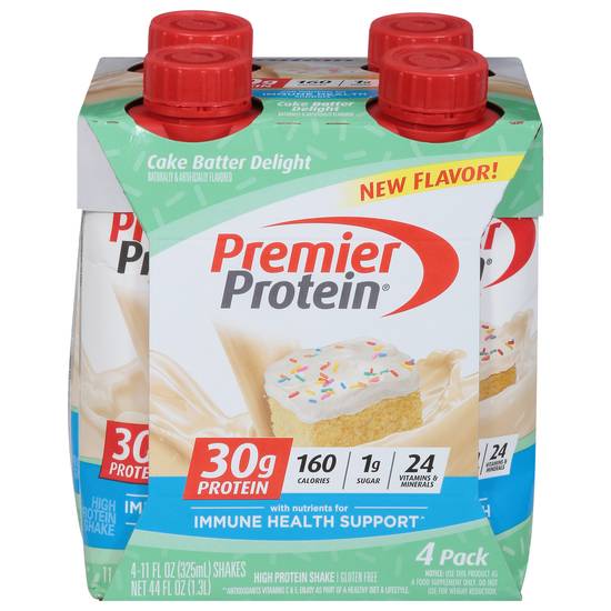 Premier Nutrition Protein Shake Cake Batter Delight (4 ct)