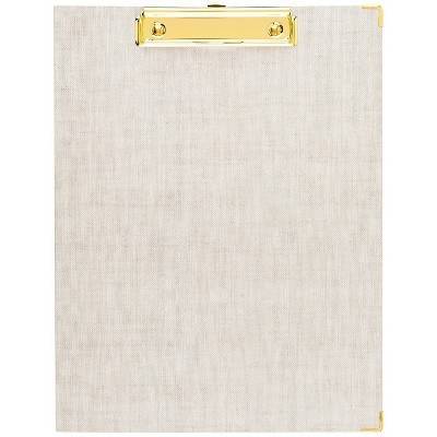 Sugar Paper Essentials Clipfolio, Tan